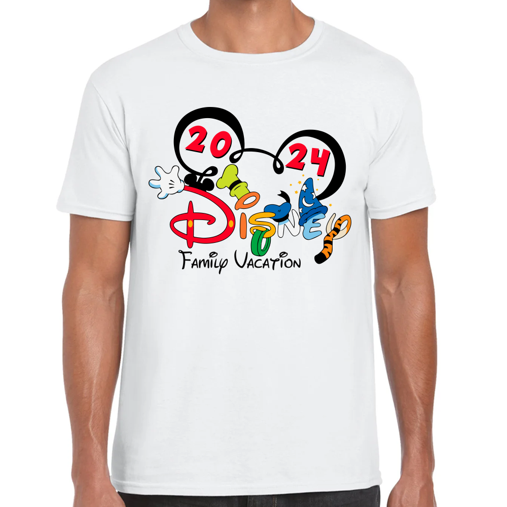 Playera Vacaciones Disney Family Mickey y Amigos #0002084