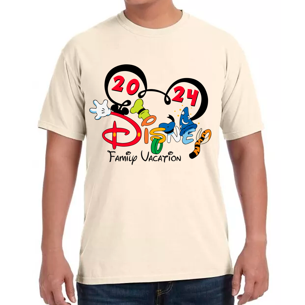 Playera Vacaciones Disney Family Mickey y Amigos #0002084