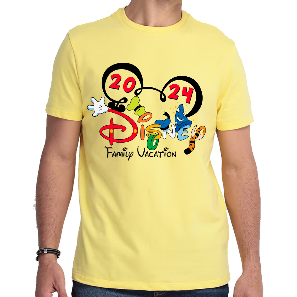 Playera Vacaciones Disney Family Mickey y Amigos #0002084