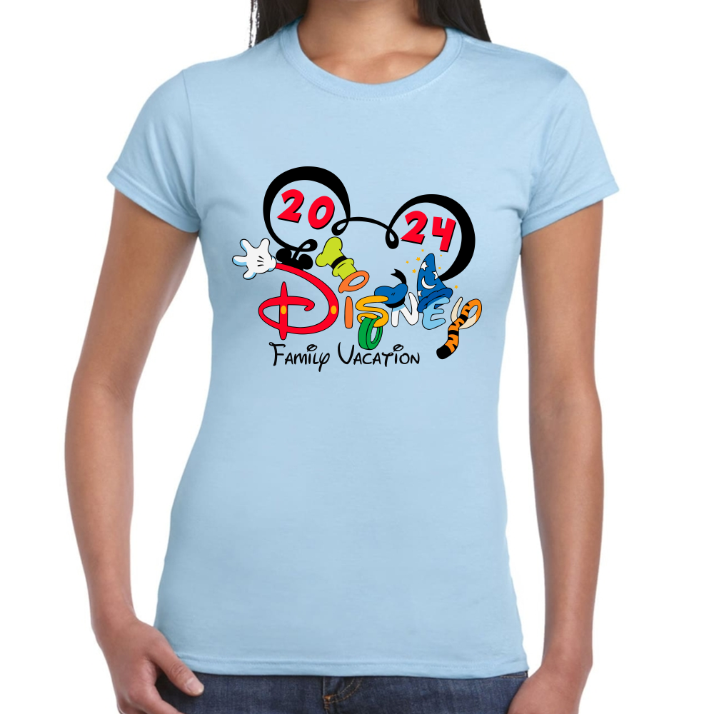 Playera Vacaciones Disney Family Mickey y Amigos #0002084