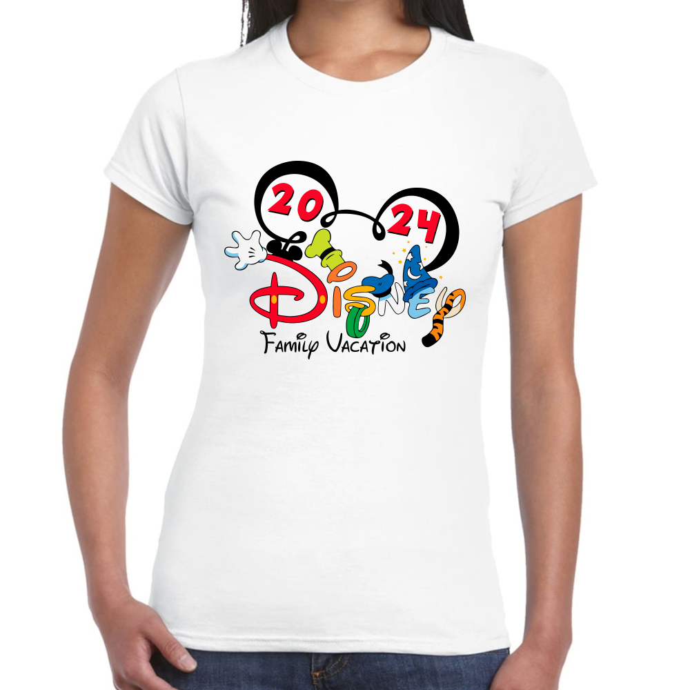 Playera Vacaciones Disney Family Mickey y Amigos #0002084