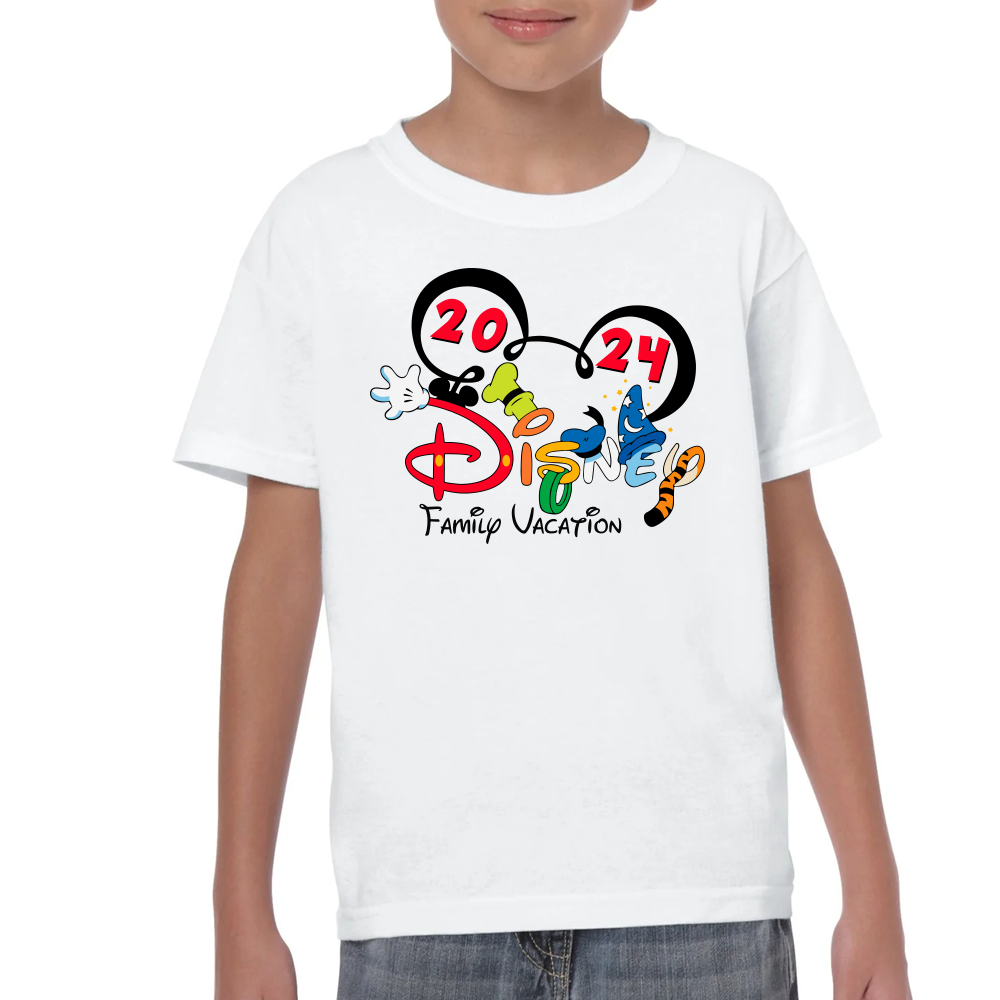 Playera Niño Vacaciones Disney Family Mickey y Amigos #0002084 Imagen principal del producto