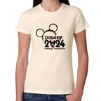 Playera Mujer Vacaciones Disney Family Minnie #0002086