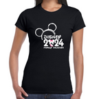 Playera Mujer Vacaciones Disney Family Minnie #0002086