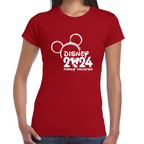 Playera Mujer Vacaciones Disney Family Minnie #0002086