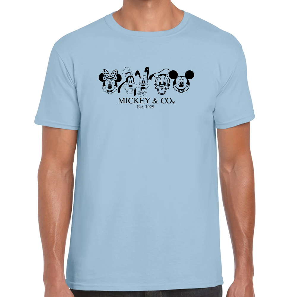 Playera Disney & CO Est. 1928 Algodón #0002087