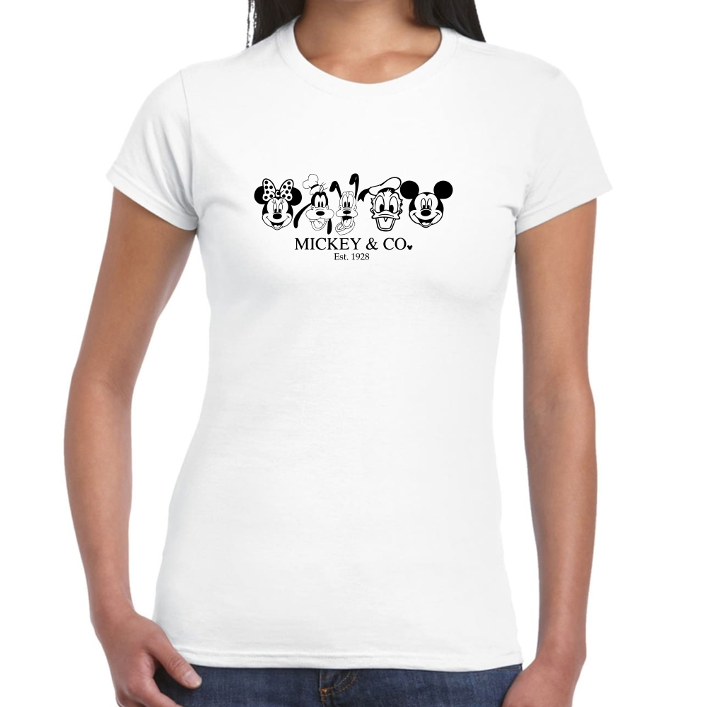 Playera Disney & CO Est. 1928 Algodón #0002087