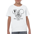 Playera Vacaciones Disney Family Mickey Algodón #0002088