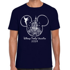 Playera Vacaciones Disney Family Mickey Algodón #0002088