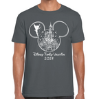 Playera Vacaciones Disney Family Mickey Algodón #0002088
