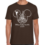 Playera Vacaciones Disney Family Mickey Algodón #0002088