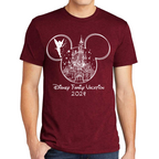 Playera Vacaciones Disney Family Mickey Algodón #0002088