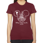 Playera Vacaciones Disney Family Mickey Algodón #0002088
