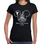 Playera Vacaciones Disney Family Mickey Algodón #0002088
