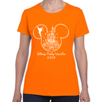 Playera Vacaciones Disney Family Mickey Algodón #0002088