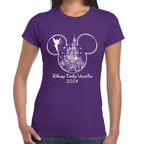 Playera Vacaciones Disney Family Mickey Algodón #0002088