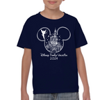 Playera Vacaciones Disney Family Mickey Algodón #0002088