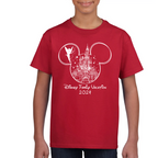 Playera Vacaciones Disney Family Mickey Algodón #0002088