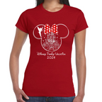 Playera de Mujer Vacaciones Disney Family Minnie Premium #0002089