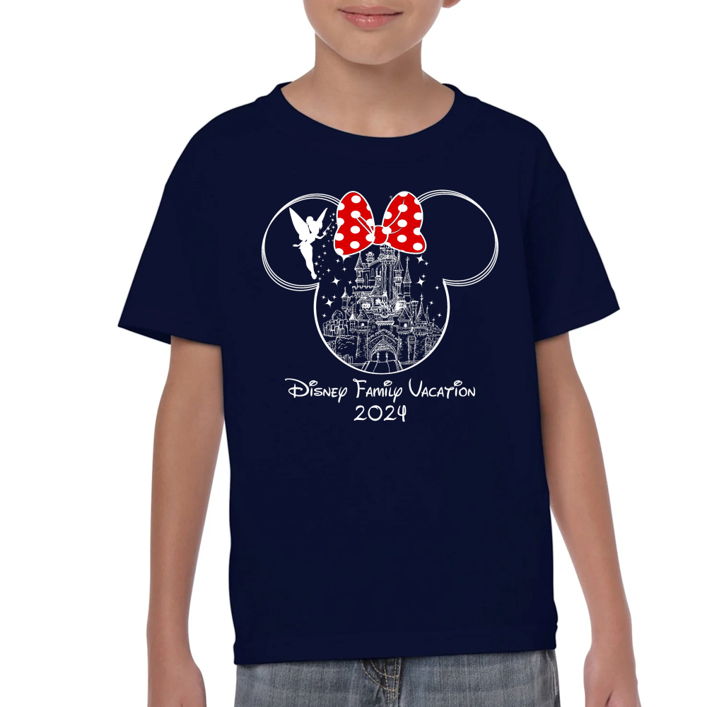 Playera de Mujer Vacaciones Disney Family Minnie Premium #0002089 Imagen secundaria del producto