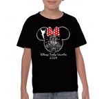 Playera de Mujer Vacaciones Disney Family Minnie Premium #0002089