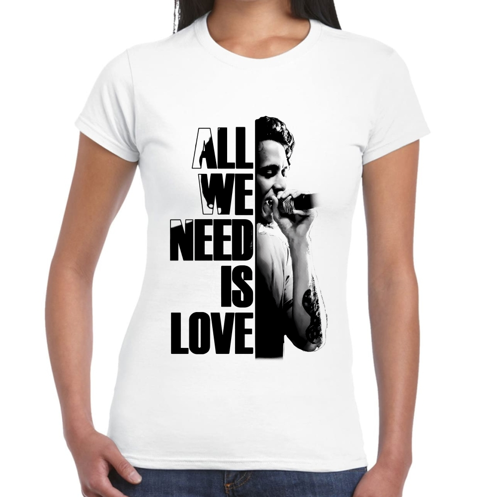 Playera Cancerbero All We Need is Love #0002091 Imagen secundaria del producto