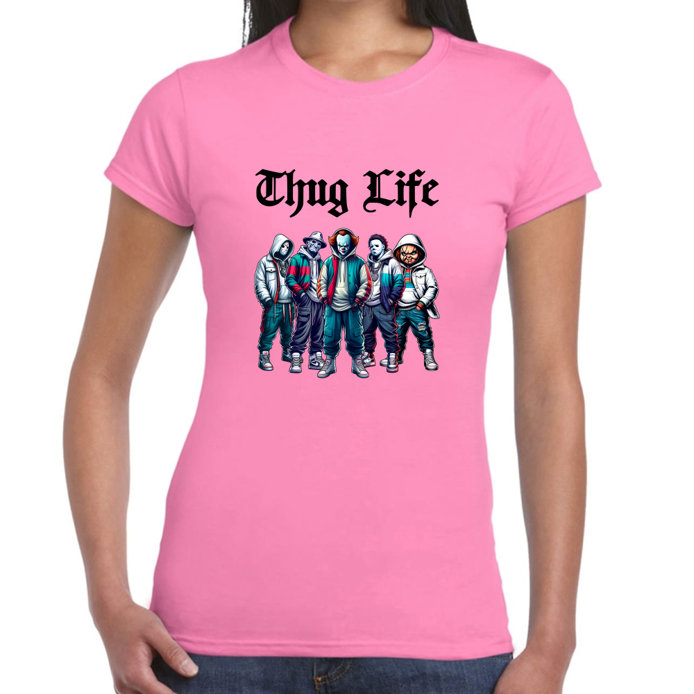 Playera Thug Life Terror Algodón Premium #0002092