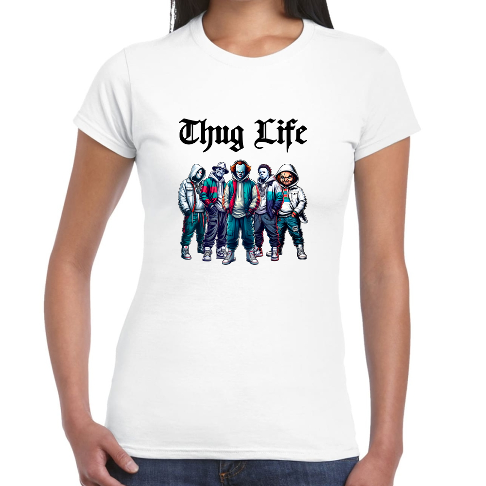 Playera Thug Life Terror Algodón Premium #0002092