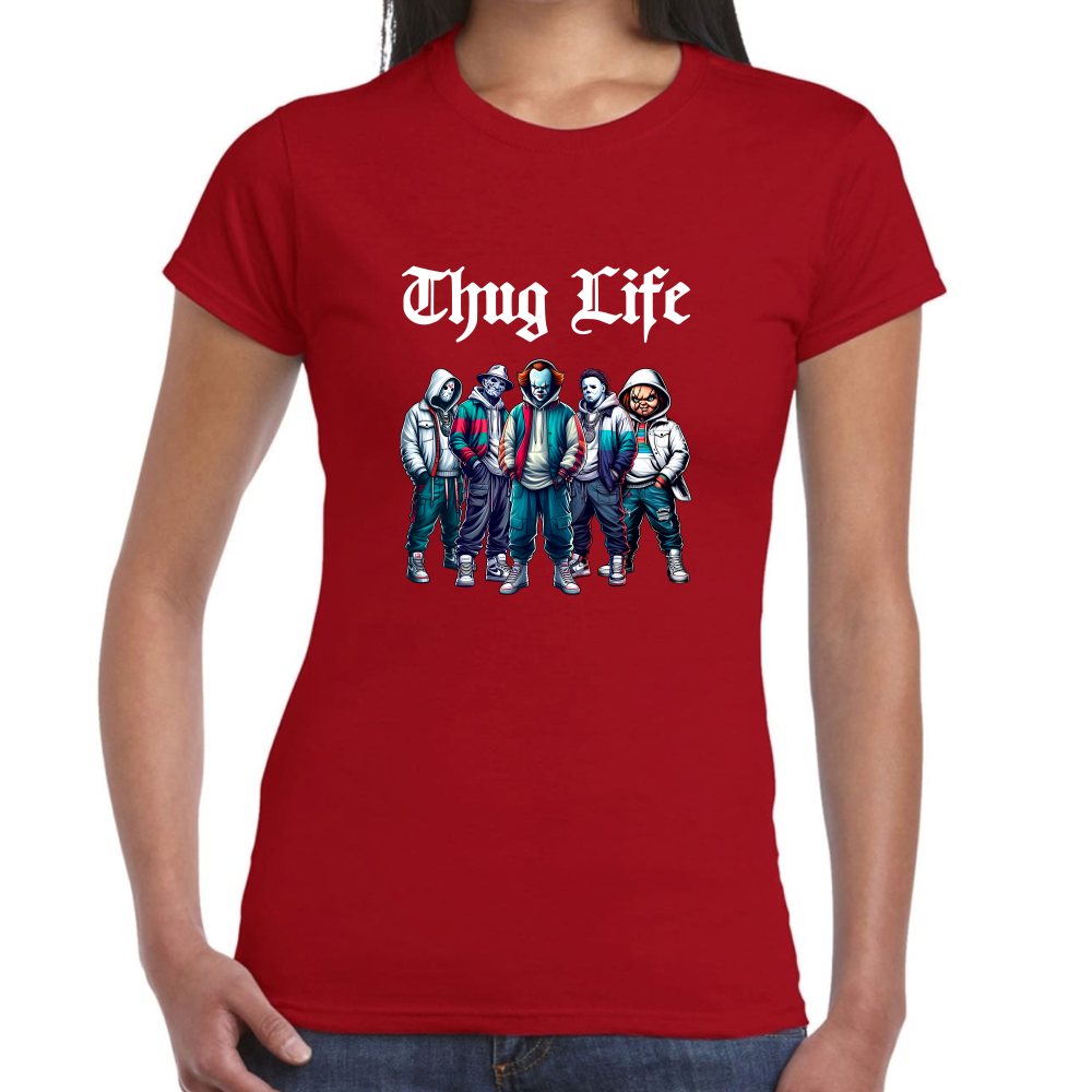 Playera Thug Life Terror Algodón Premium #0002092