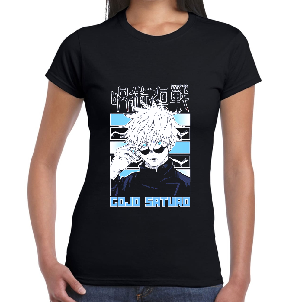 Playera Satoru Gojo Jujutsu Kaisen Algodón Premium #0002097 Imagen secundaria del producto