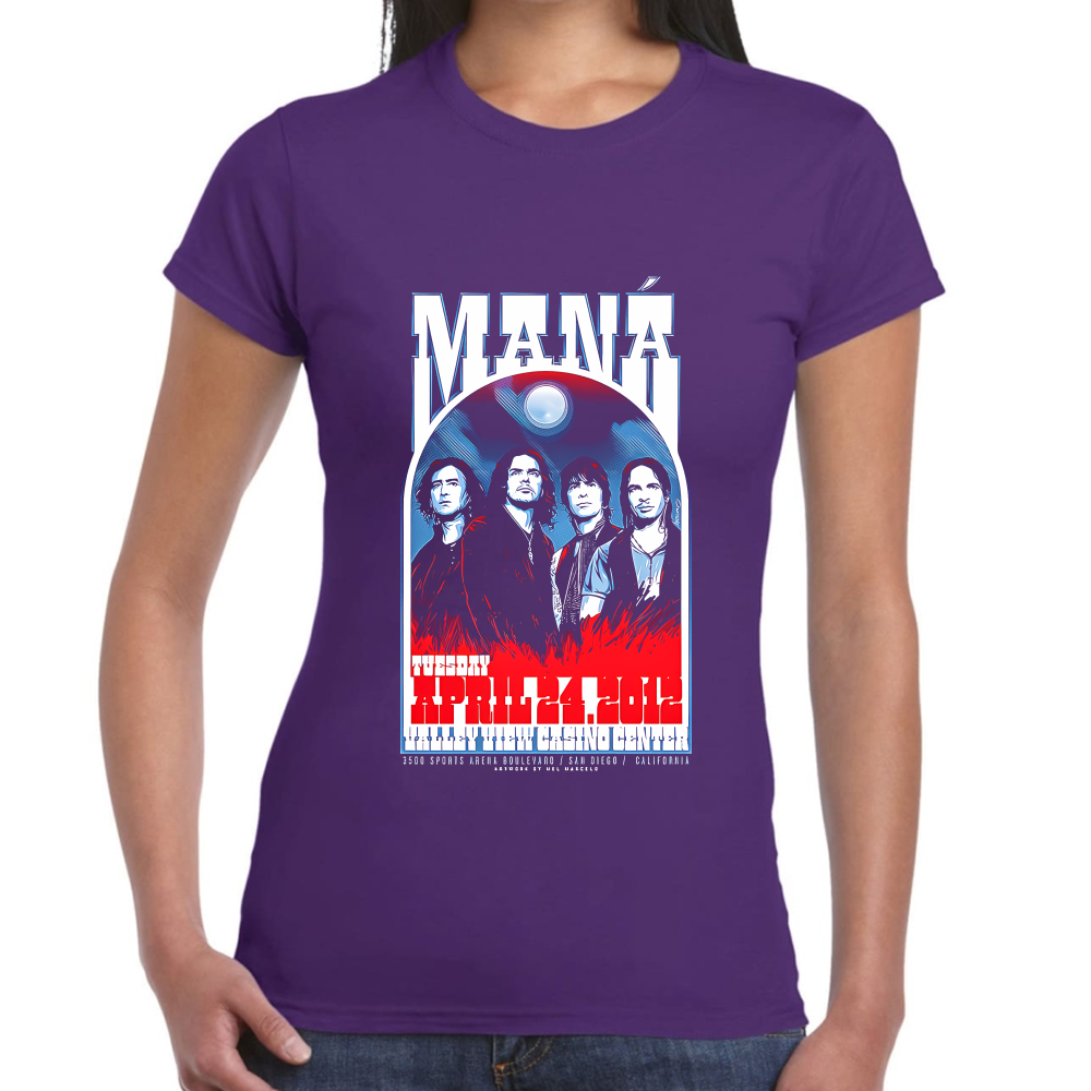 Playera Maná Grupo de Rock Algodón Premium #0002111