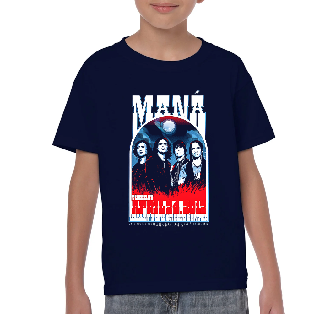 Playera Maná Grupo de Rock Algodón Premium #0002111