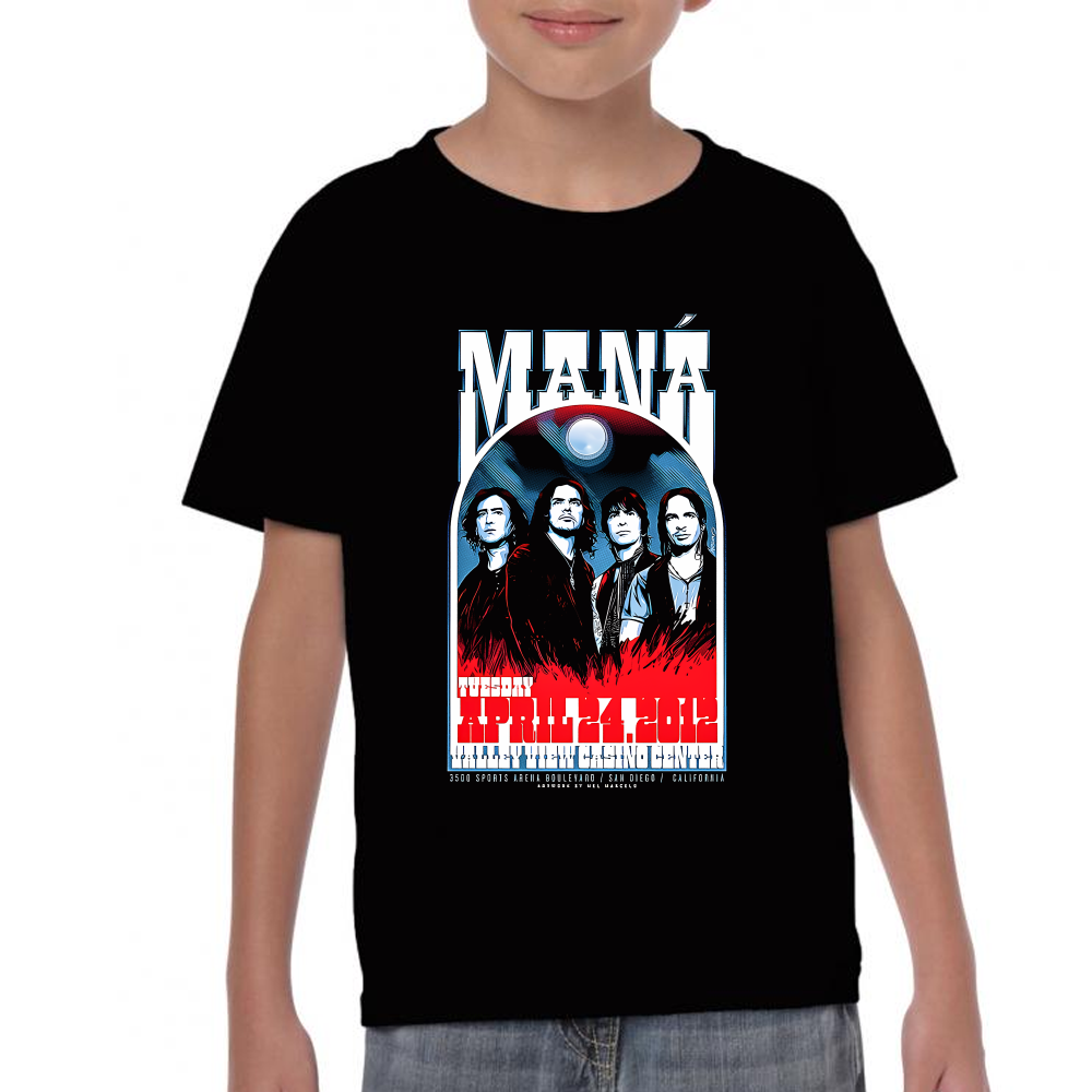 Playera Maná Grupo de Rock Algodón Premium #0002111