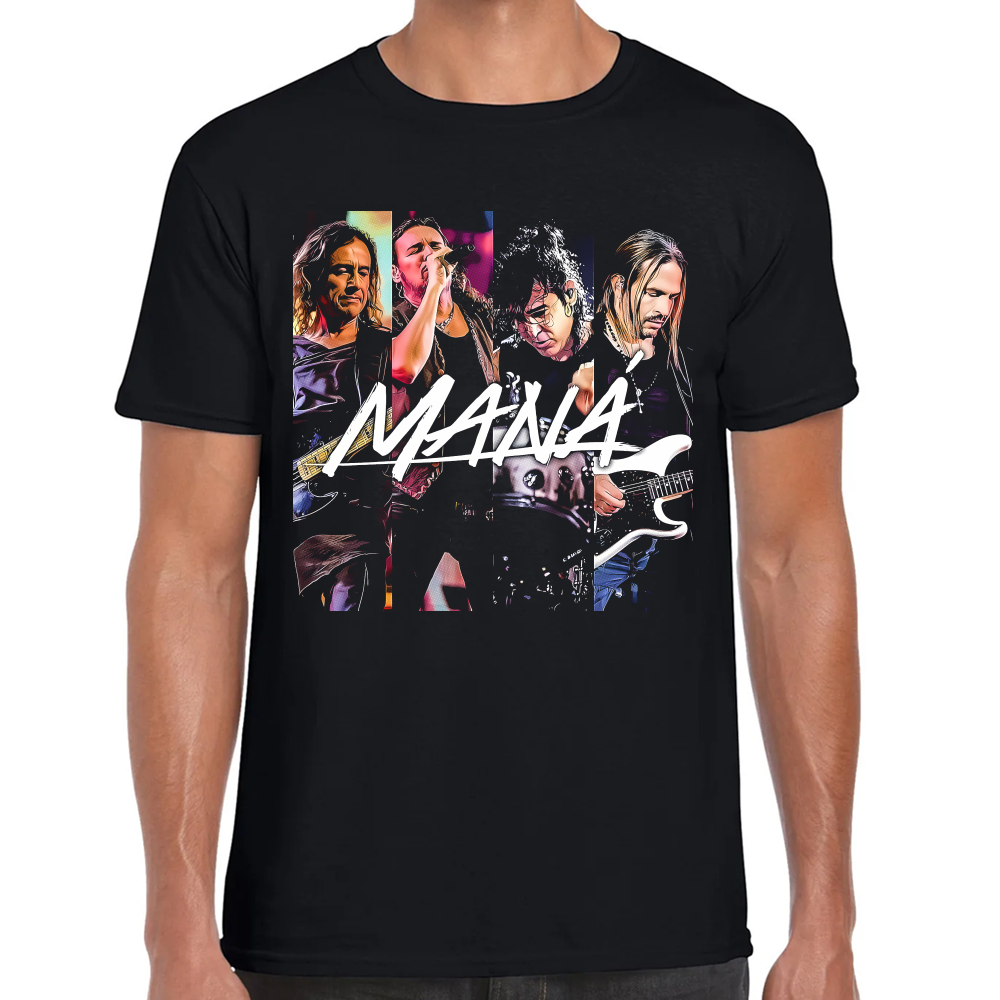 Playera Maná Grupo Rock Algodón Premium #0002112
