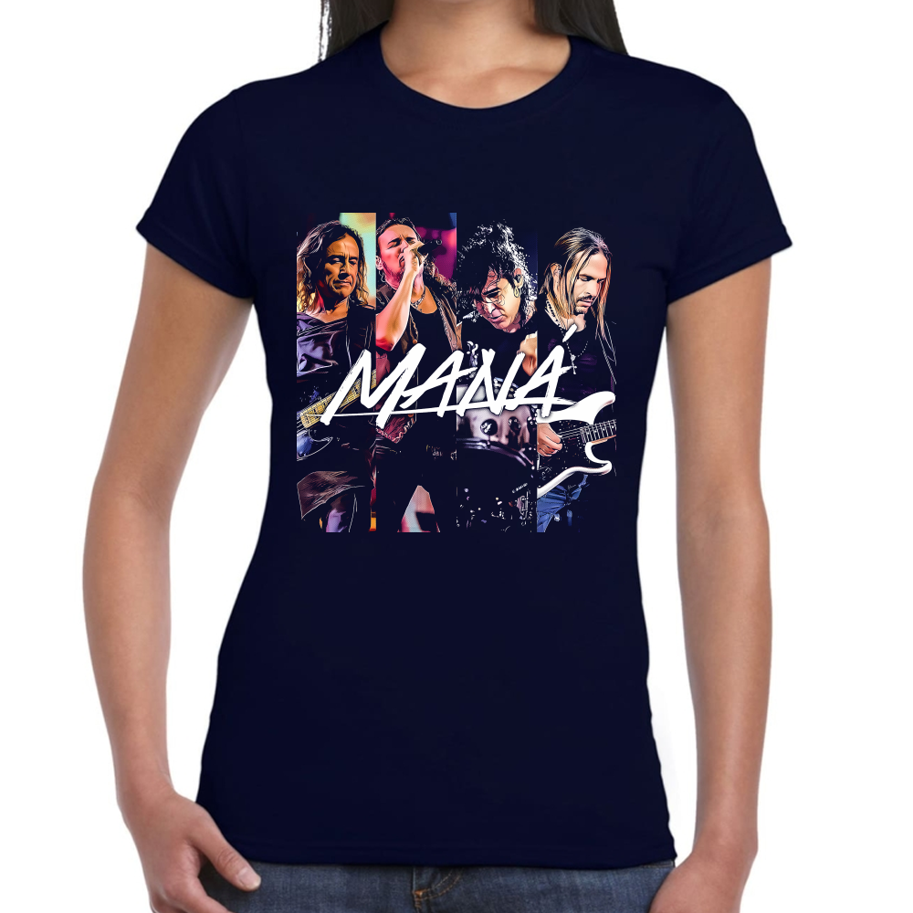Playera Maná Grupo Rock Algodón Premium #0002112