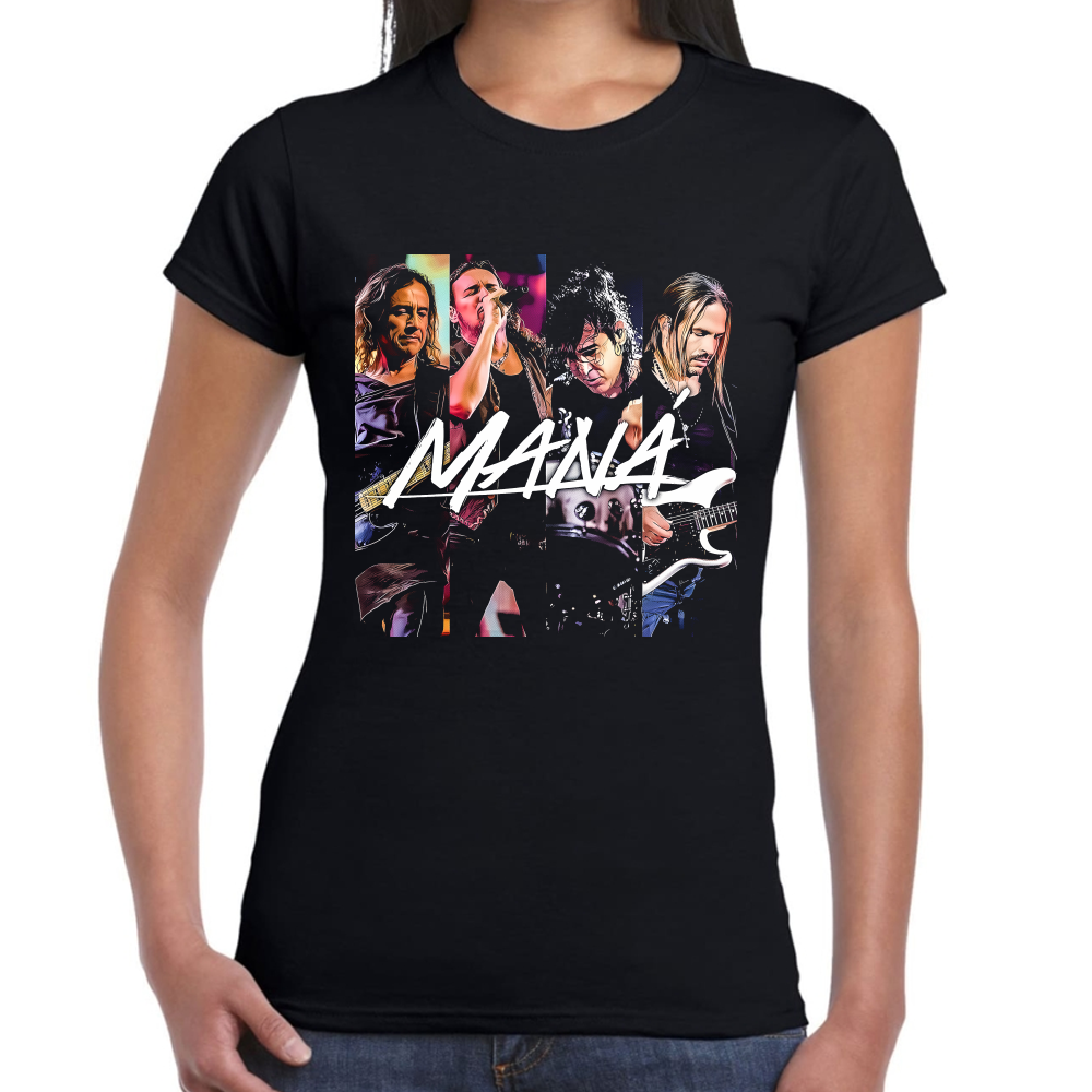 Playera Maná Grupo Rock Algodón Premium #0002112
