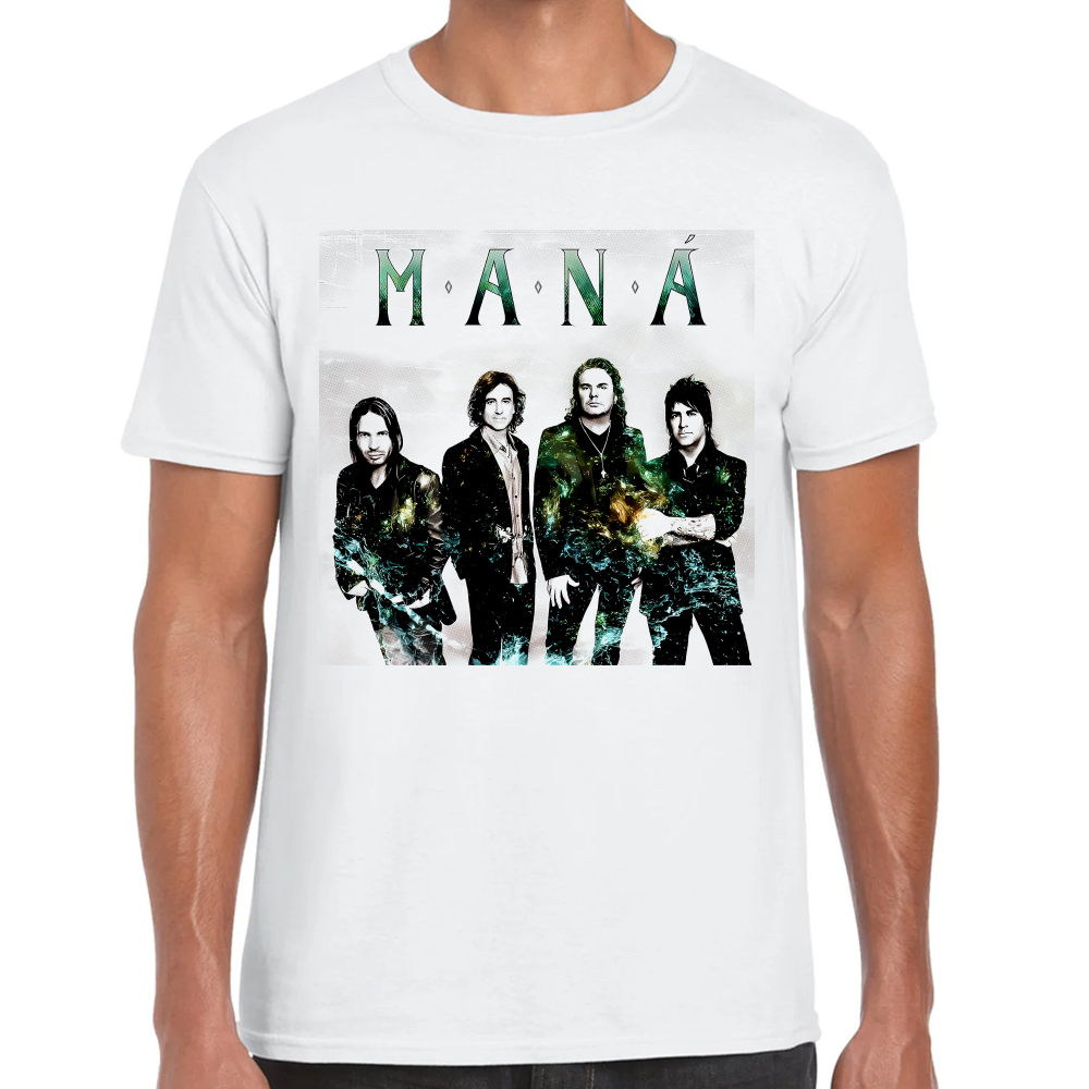 Playera Maná Grupo Rock Algodón Premium #0002113
