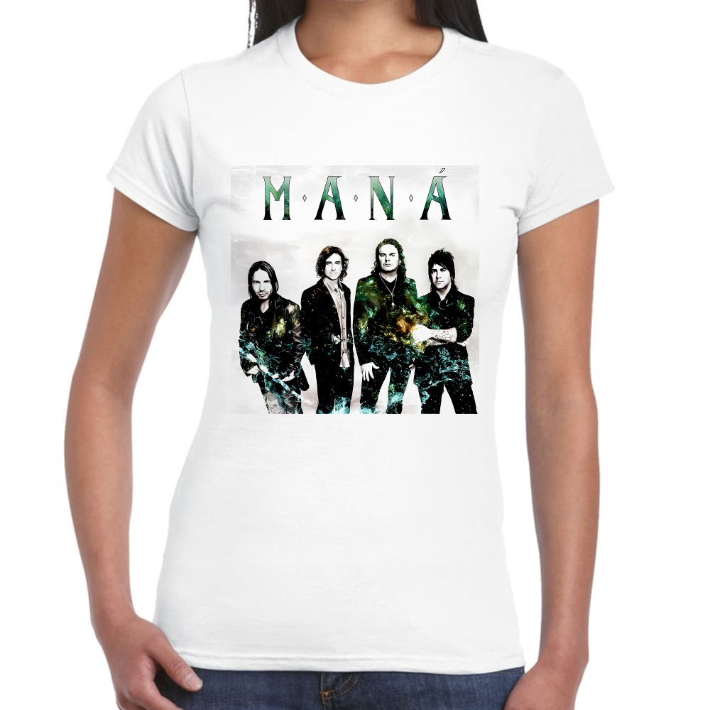Playera Maná Grupo Rock Algodón Premium #0002113
