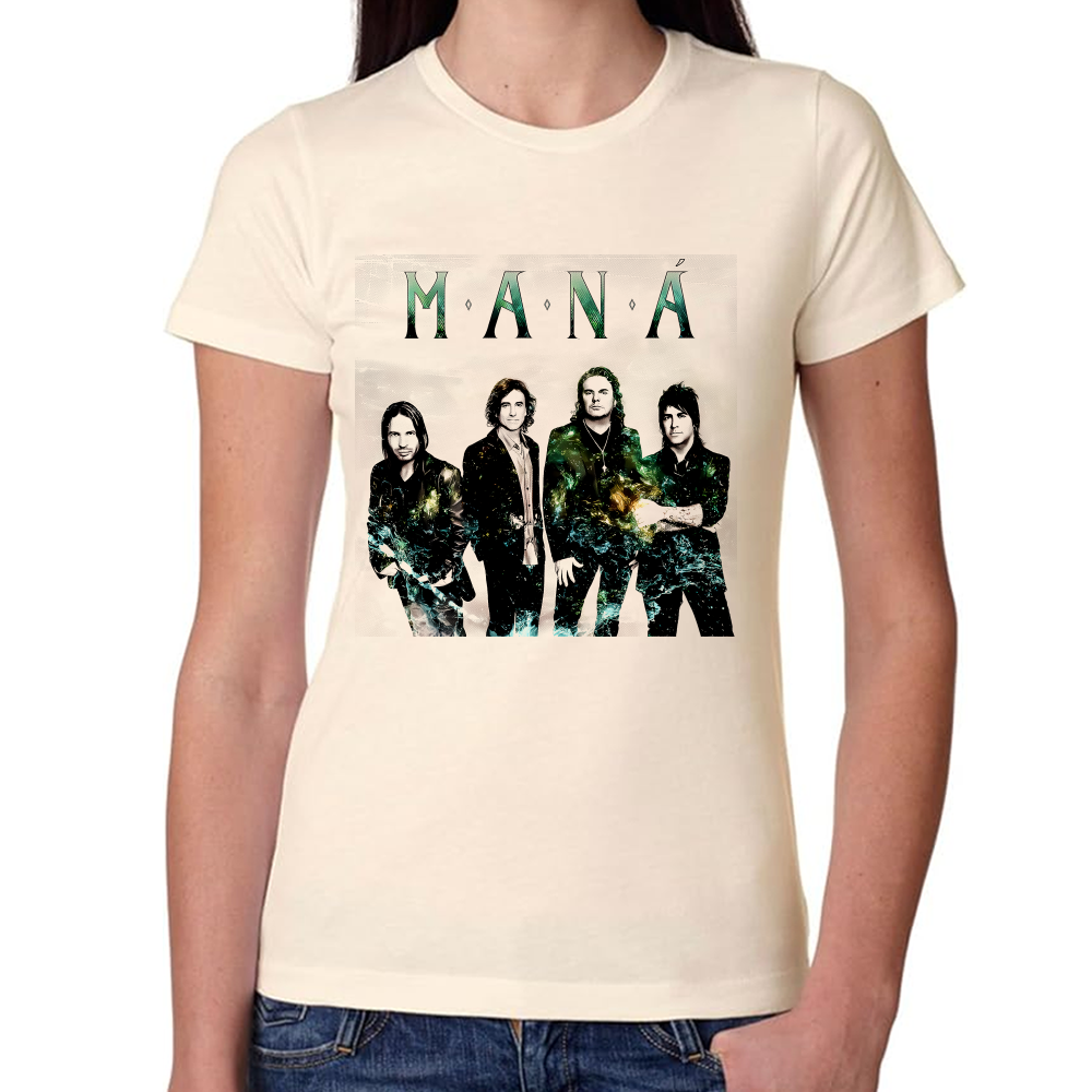 Playera Maná Grupo Rock Algodón Premium #0002113