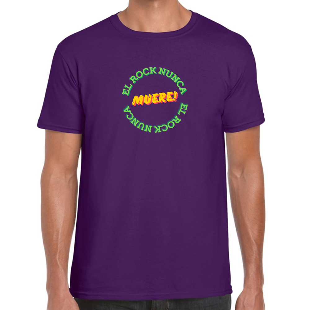 Playera El Rock Nunca Muere Algodón #0002114