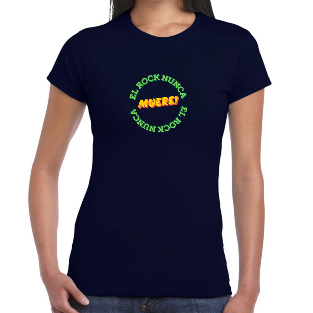 Playera El Rock Nunca Muere Algodón #0002114 Imagen secundaria del producto