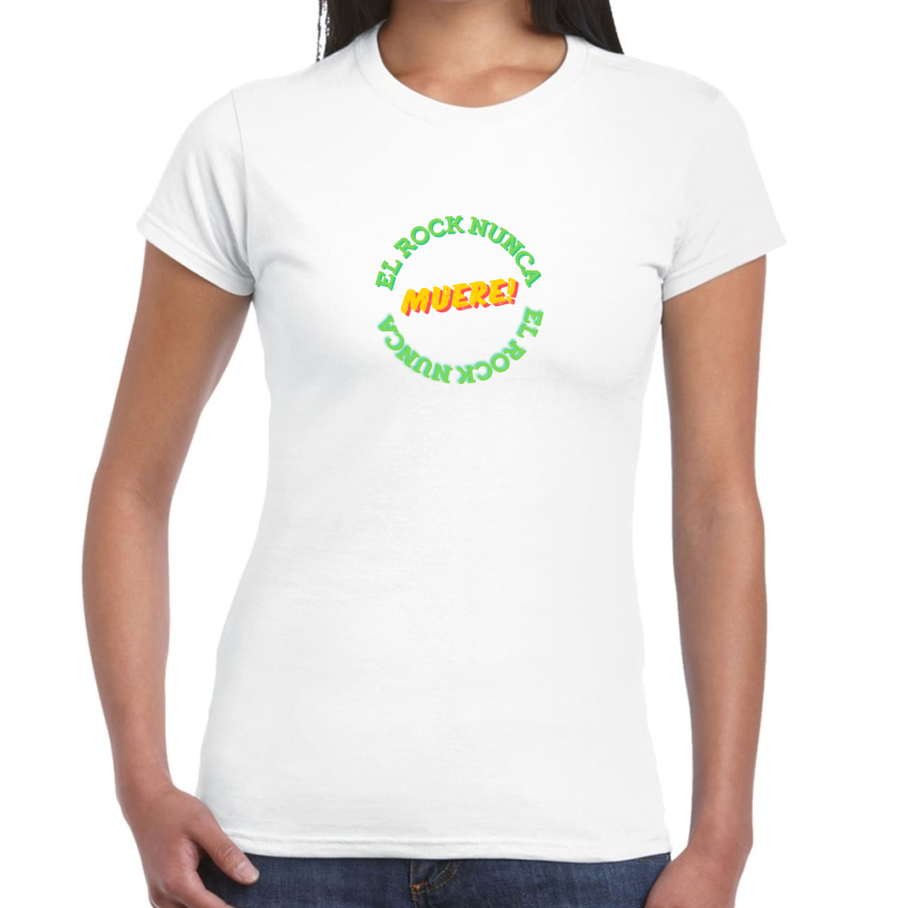 Playera El Rock Nunca Muere Algodón #0002114