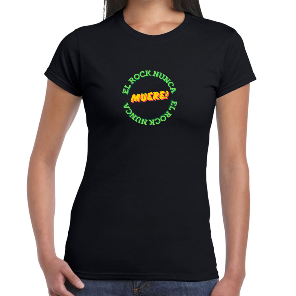 Playera El Rock Nunca Muere Algodón #0002114