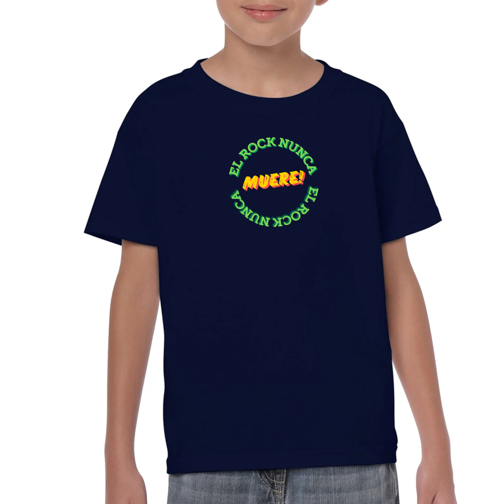 Playera El Rock Nunca Muere Algodón #0002114