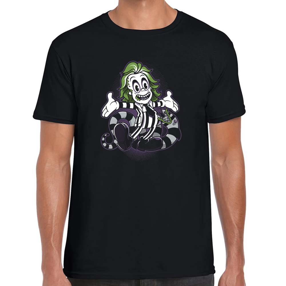 Playera Beetlejuice Vintage Cartoon Algodón #0002126