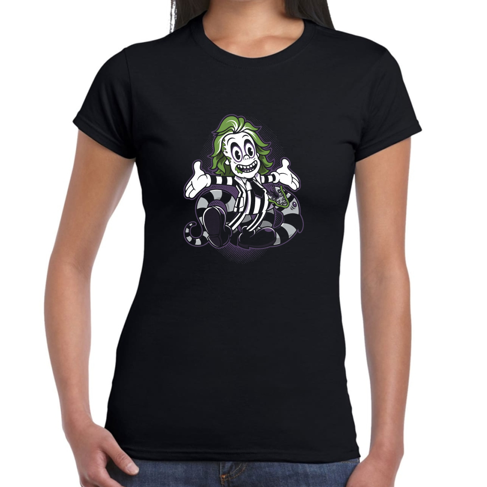 Playera Beetlejuice Vintage Cartoon Algodón #0002126