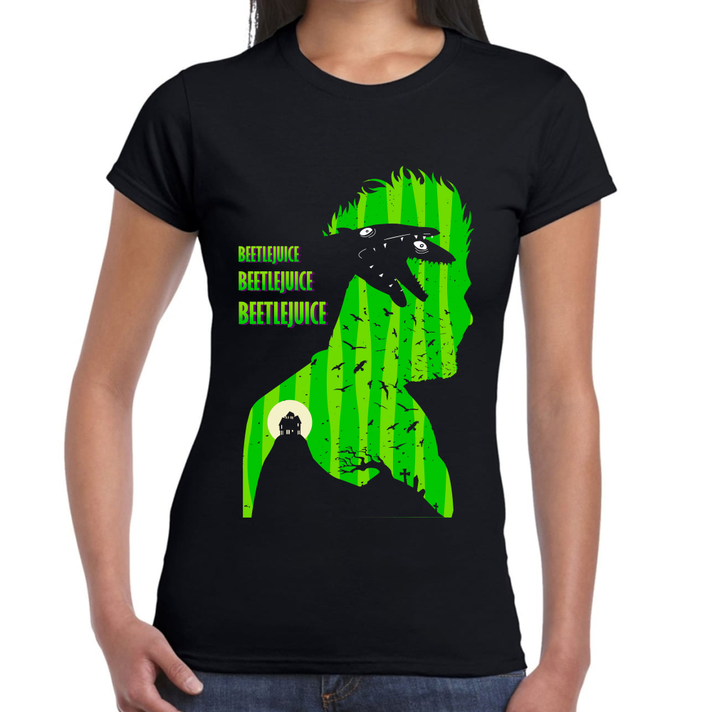 Playera Beetlejuice The Musical Algodón #0002132