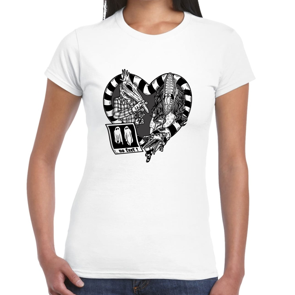Playera Beetlejuice Never Trust The Living #0002133