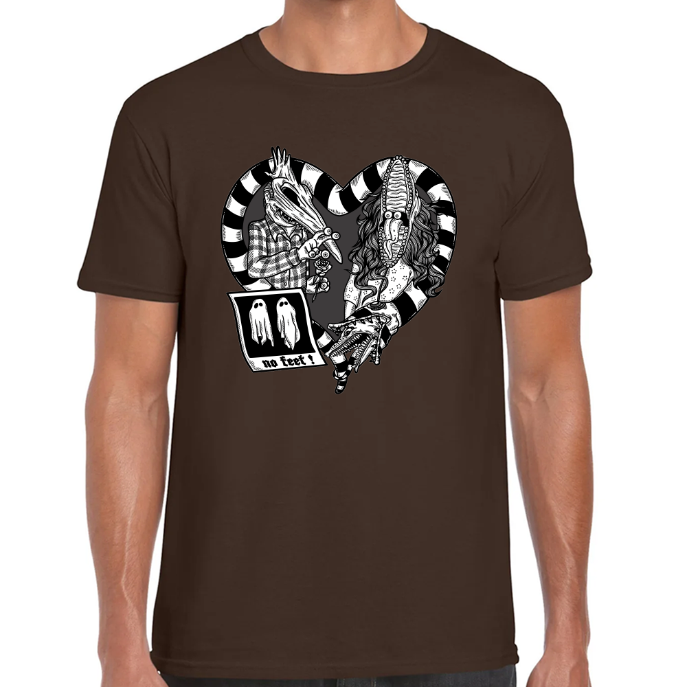Playera Beetlejuice Never Trust The Living #0002133
