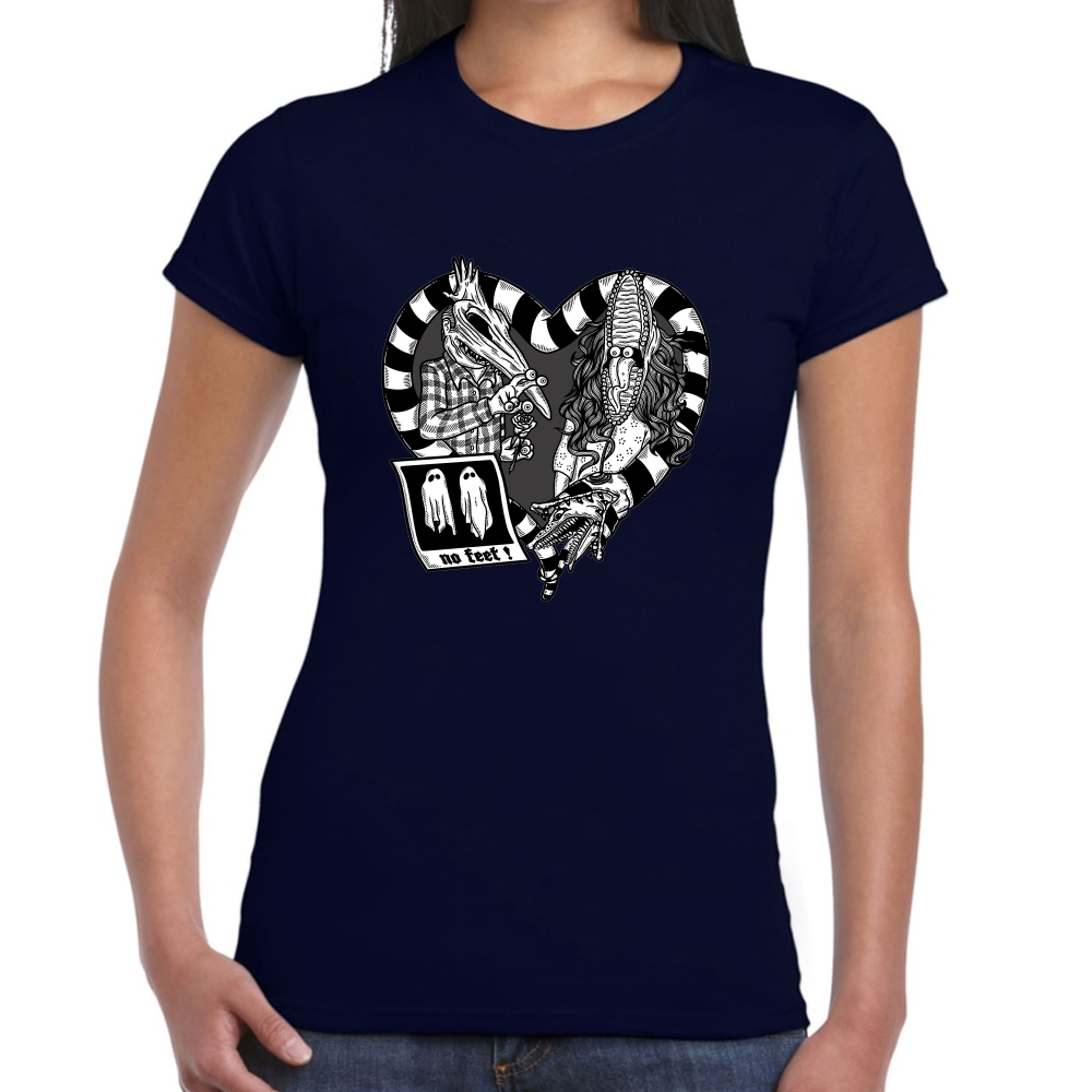 Playera Beetlejuice Never Trust The Living #0002133